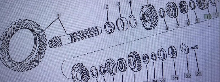 John Deere R63931/tryb/John Deere 4555/4755/49555 Nr części R63931-1