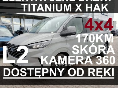 Ford T Tourneo Custom Titanium X Super Niska Cena Od ręki ! Kamera 360 Elekr.-1