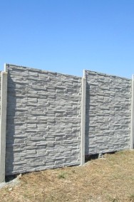 Betonowe ogrodzenie, betony, płot, płyta betonowa-2