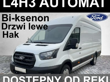Ford Transit 165KM Automat L4H3 Drzwi Lewe Bi-ksenon Super Cena od ręki ! Hak-1