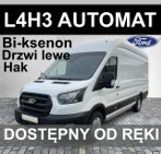 Ford Transit 165KM Automat L4H3 Drzwi Lewe Bi-ksenon Super Cena od ręki ! Hak