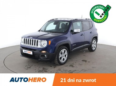 Jeep Renegade I klima auto, skóra, czujniki parkowania, grzane fotele-1