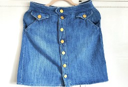 Jeansowa spódnica mini 40 L Isabel Marant Etoile Odelle dżins bawełna