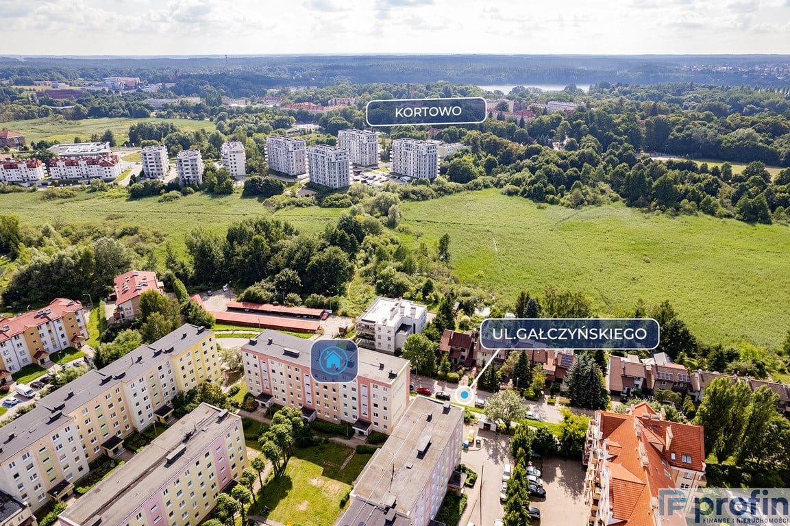 Mieszkanie 3 pokoje 64 m2 Kortowo Olsztyn