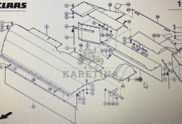 CLAAS 00 0922 381 2/CLAAS Corto fartuch ochronny tylny środkowy