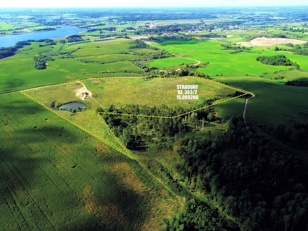 Działka na sprzedaż, 150092 m², Ełk Straduny, Ełk