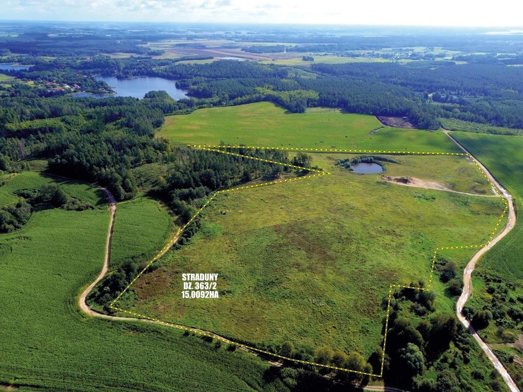 Działka na sprzedaż, 150092 m², Ełk Straduny - Widok 2