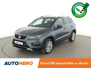 SEAT Ateca full LED navi klima auto kamera i czujniki parkowania grzane fotele
