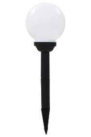 vidaXL Kuliste lampy solarne do ogrodu, 4 szt., LED, 15 cm, RGB 44457-2