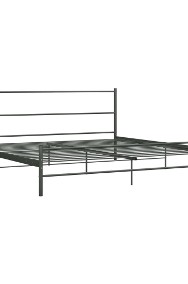 vidaXL Rama łóżka, szara, metalowa, 180 x 200 cm 284684-2