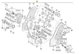 Claas Jaguar 970 - przekładnia rozdzielająca 0013249115