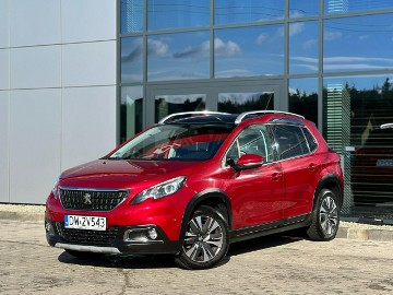 Peugeot 2008 SalonPL! Panorama Półskóra Czujniki+Asystent Navi Alu Serwis GWARANC
