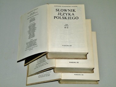 Słownik języka polskiego 3-tomowy , PWN 1982 - 1983-2