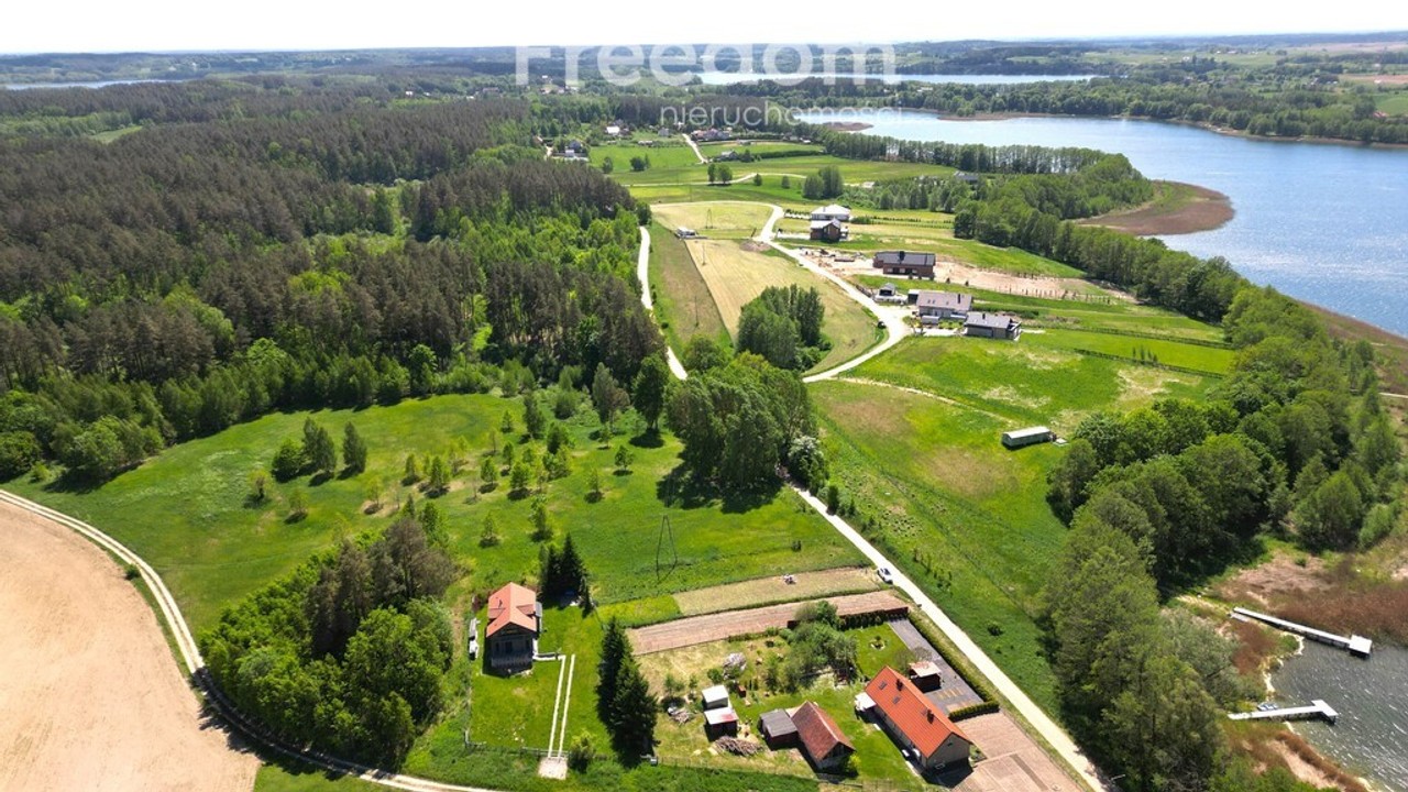 Kameralna działka budowlana nad jeziorem Juksty - Widok 5