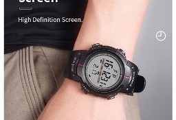 Zegarek elektroniczny cyfrowy Synoke alarm podświetlana tarcza stoper LED 