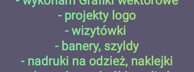 Nawiąże stałą współpracę jako grafik komputerowy - Usługi graficzne-1