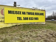 Powierzchnia reklamowa do wynajęcia 30 m2. Wyjazd z Łodzi