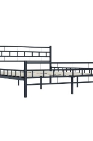 vidaXL Rama łóżka, czarna, stal, 140 x 200 cm285278-2