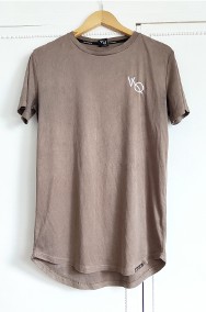 Sportowa koszulka Vanquish S 36 khaki fitness athleuisure top bluzka-2
