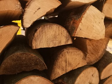Grube, suche drewno kominkowe BUK.  Drewno opałowe bukowe worek 25kg-1