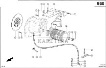 Claas Lexion 600 KOŁO ODBIORU NAPĘDU 0007698520 (Napęd zdawczy silnika)