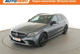 Mercedes-Benz Klasa C W205 mHEV 4x4 automat multibeam LED skóra/alcantara panorama virtual cocp