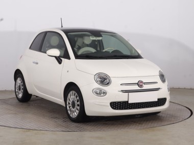 Fiat 500 , Salon Polska, Serwis ASO, Automat, Klima, Tempomat,-1
