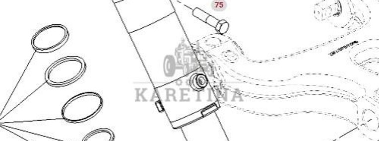 Fendt Vario 1038 1042 1046 1050 GEN 3 Siłownik Cylinder Sprężyny E530300050120-1