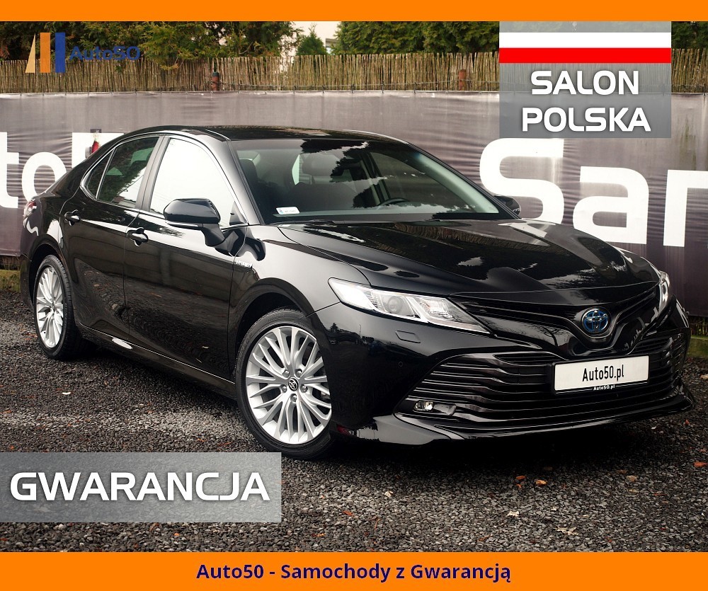 Toyota Camry VIII 2.5 Hybrid 218KM Prestige SALON PL Kamera Asystent świateł VAT!