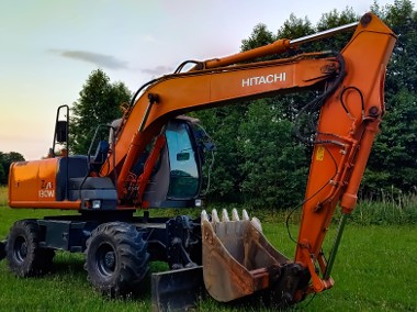 Koparka Hitachi ZX 130 W, podpory, pług, bez luzów, 3 921 mtg-1