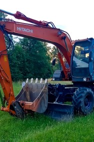 Koparka Hitachi ZX 130 W, podpory, pług, bez luzów, 3 921 mtg-2