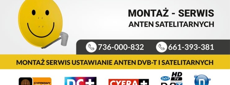 Ustawienie anteny Montaż Anten Serwis anteny Satelitarnej/naziemnej Rykoszyn-1