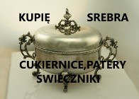 KUPIĘ ANTYCZNE WYROBY ZE SREBRA-CUKIERNICE, PATERY,ŚWIECZNIKI,BIŻUTERIĘ