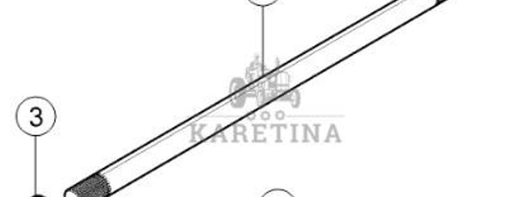 Claas Axion 870 Wałek Przekładni Skrzyni Biegów 0011708470 00 1170 847 0-1