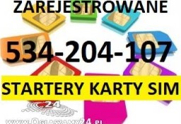 Polskie ZAREJESTROWANE KARTY SIM / Czeskie karty SIM bez rejestracji 