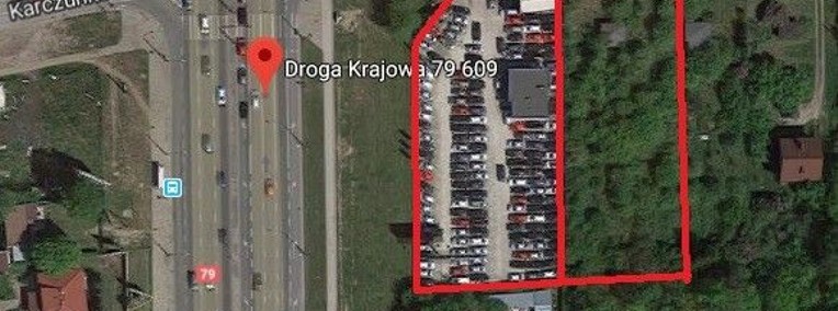 Działka usługowa Warszawa Ursynów, ul. Puławska 609/615-1