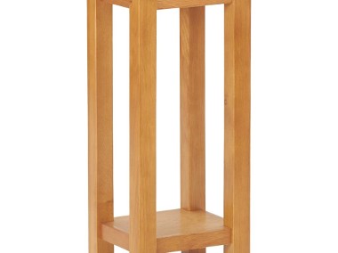 vidaXL Stolik boczny, 27x24x55 cm, lite drewno dębowe 289185-1