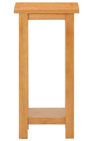 vidaXL Stolik boczny, 27x24x55 cm, lite drewno dębowe 289185-2
