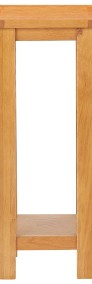 vidaXL Stolik boczny, 27x24x55 cm, lite drewno dębowe 289185-3