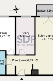 Trzy pokoje w nowej inwestycji na Krzykach-2