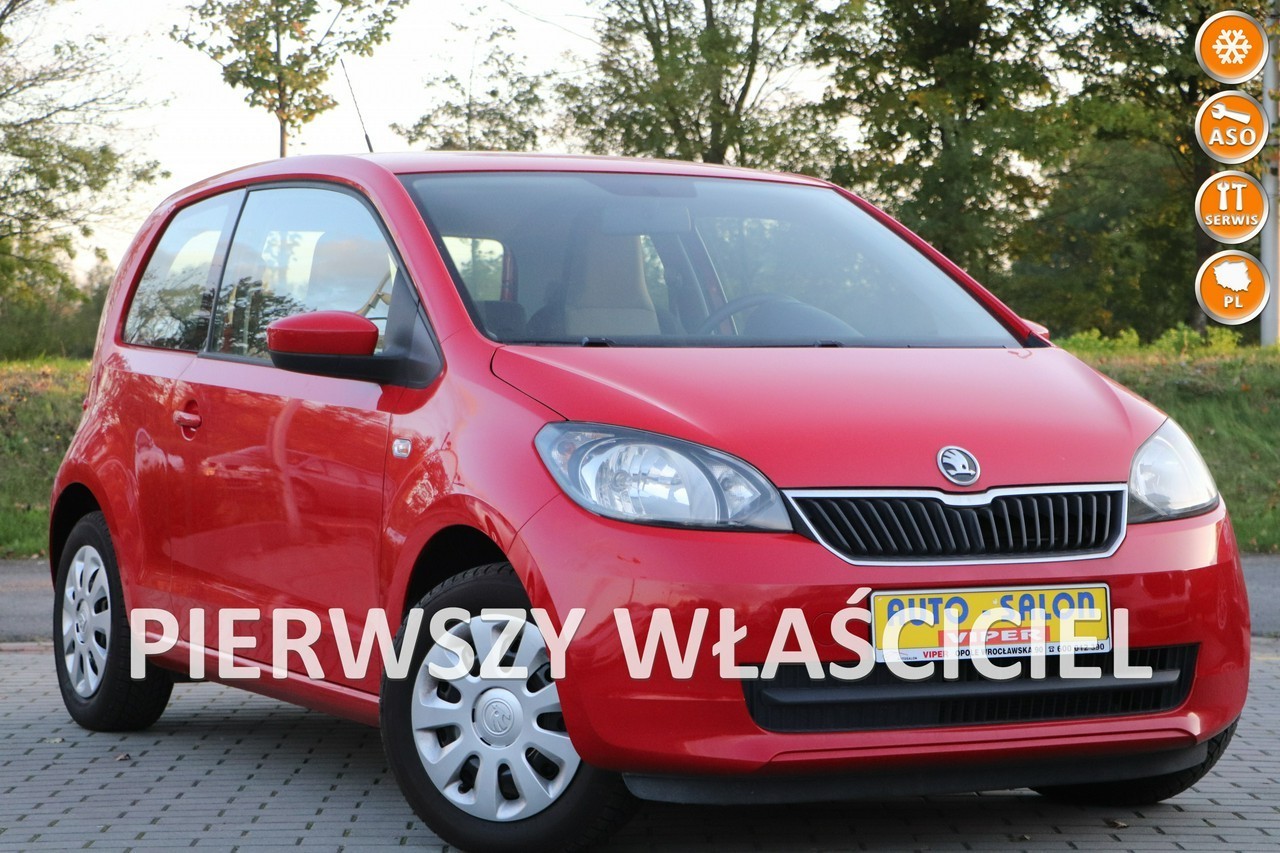 Skoda Citigo Citigo krajowy,1-wł,serwis, klima,nowy rozrząd