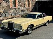 Lincoln Town Car Coupe 1979 big block piękny top lux klasyk welury drewno