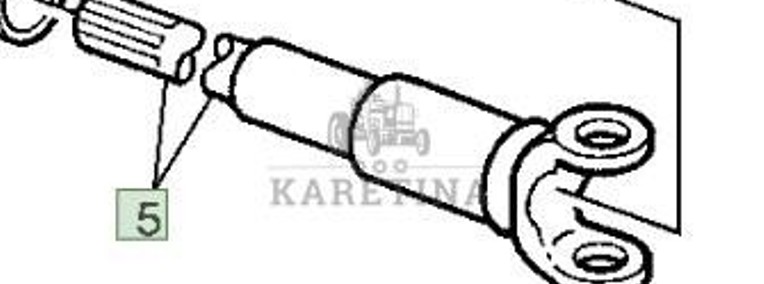 John Deere 6810 6910 6910S Półoś Długa Jarzmo z Wałem L101811-1