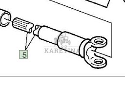 John Deere 6810 6910 6910S Półoś Długa Jarzmo z Wałem L101811