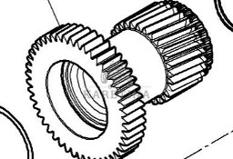 Massey Ferguson 5410 Koło Zębate Zębnik Zębatka Sprzęgła Skrzyni Biegów 47 / 29 zębów 4303606M2