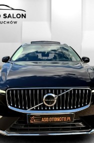 Volvo XC60 II RECHARGE panorama 4x4 kamery 360 acc blis WENTYLACJA skora hak MAX-2