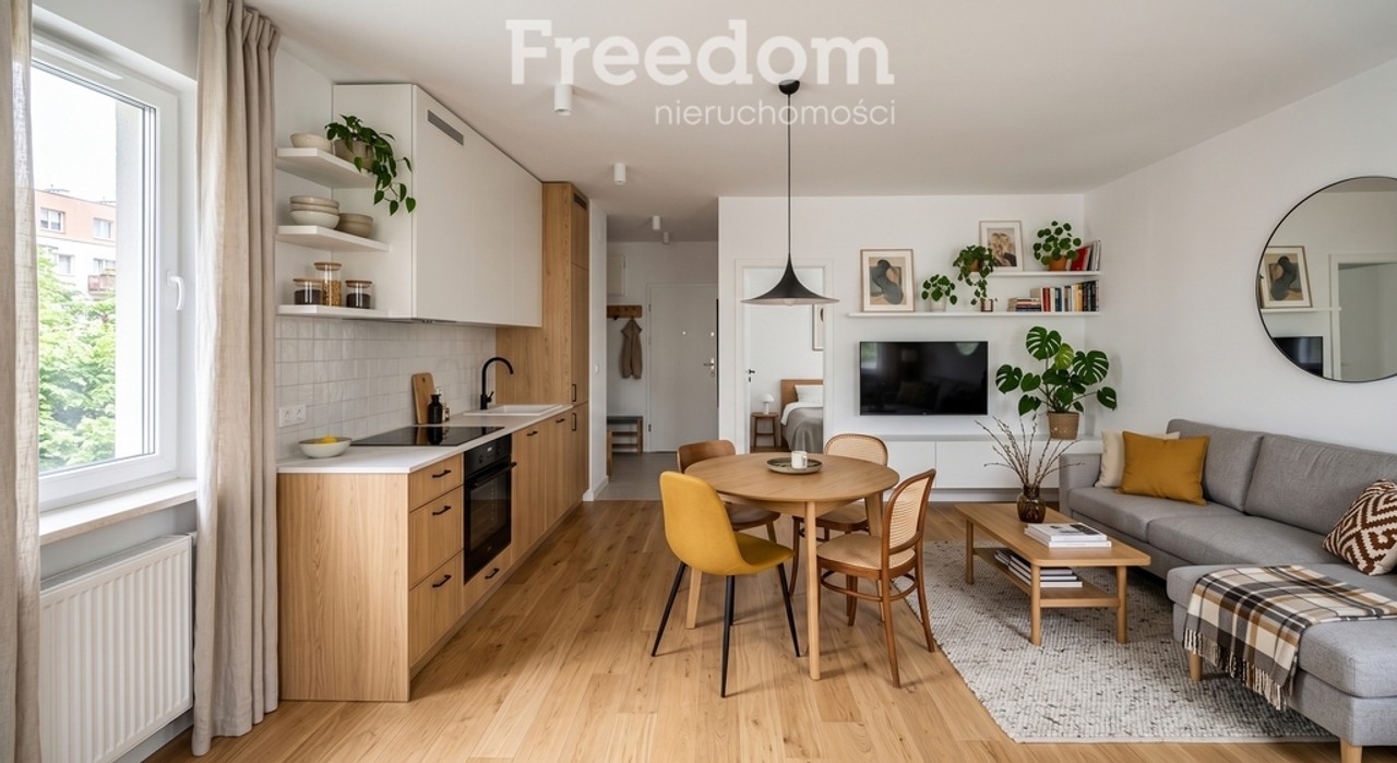 2 pokoje z balkonem w nowym apartamentowcu