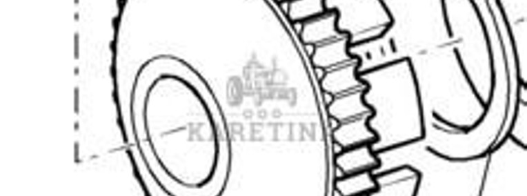 New Holland T7000 T7030 Koło Zębate Napędu Mostu Przedniego CZĘŚCI 5164773 87699456-1