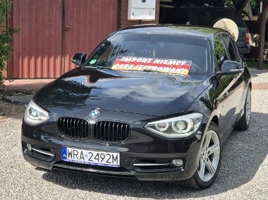 BMW SERIA 1 120D, Automat, Sport, 2012r, Ledy, Ringi, 2x PDC, Mulifunk, Full Ser-1