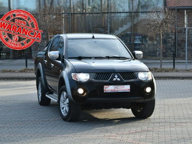 Mitsubishi L 200 IV 2.5d 136KM AUTOMAT 2008r. SALON 4x4 skóra Klima HAK 2700kg-1